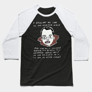 Dracula and His Son Baseball T-Shirt